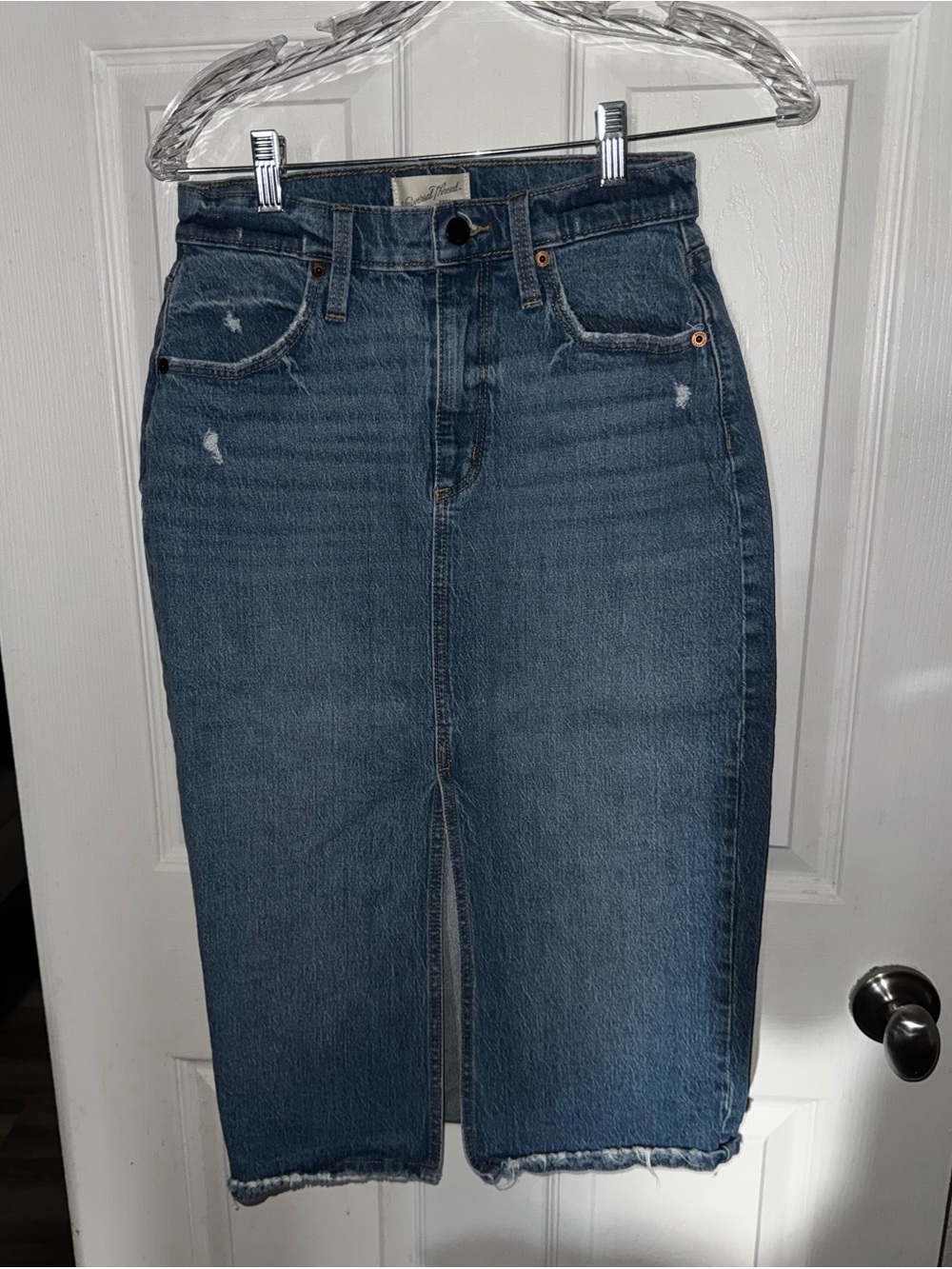 ♥️ Classic Blue Denim Pencil Skirt - Women's Jeans ♥️